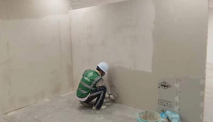 徐匯漕河涇中心辦公室齊建裝飾裝修現場