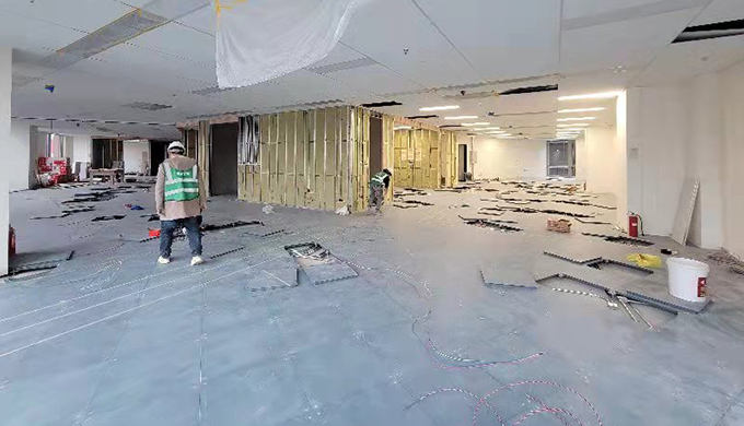 漕河涇桂林高智科技大廈辦公室裝修現場隨拍 漕河涇桂林高智科技大廈辦公室裝修現場隨拍