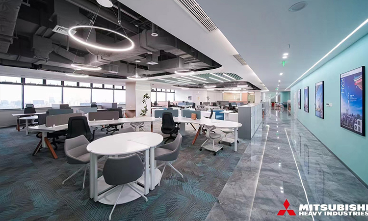 上海三菱新辦公室裝修環境 上海三菱新辦公室裝修環境