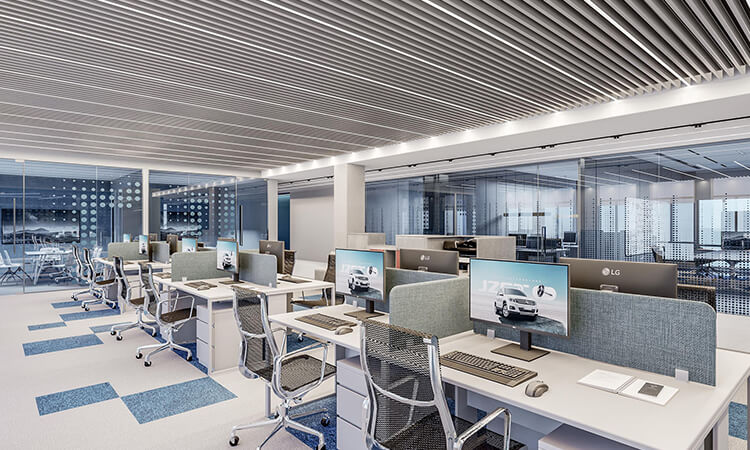 上海半開放式辦公室裝修如何設計