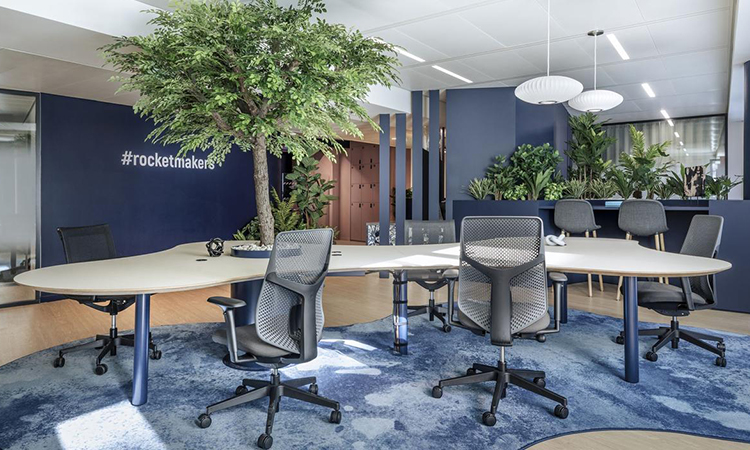 海派辦公室員工辦公區