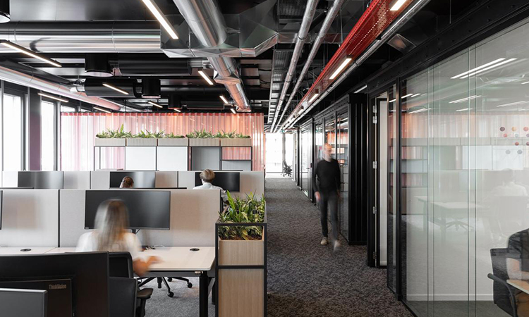 開放式員工辦公區通風管道 開放式員工辦公區通風管道