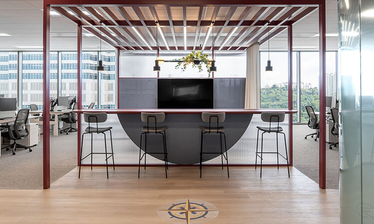 徐匯區某新媒體企業辦公區