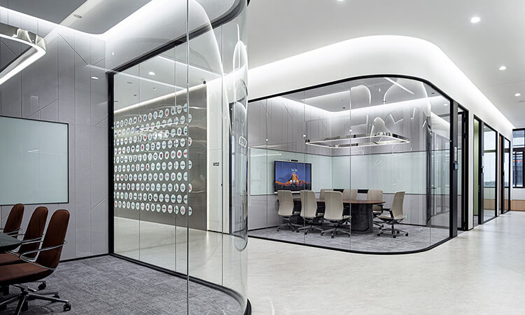 玻璃封頂隔斷辦公室 玻璃封頂隔斷辦公室