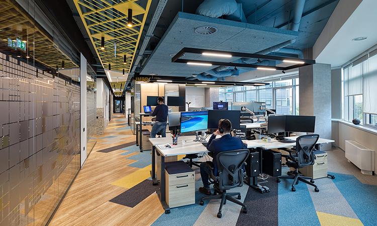 上海辦公室現代風員工辦公家具